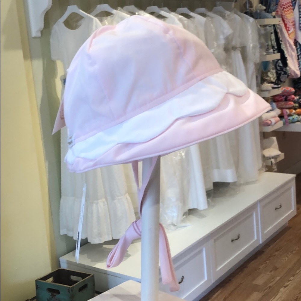 NWT Pink & White Hat The Beaufort Bonnet TBBC